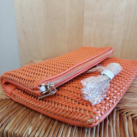 Vegan Leather Braided Clutch NEW!